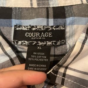 Courage clothing company button down size XL
